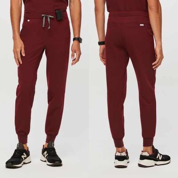 Figs Other - Figs Men’s Tansen Jogger Scrub Pants in Burgundy Size M